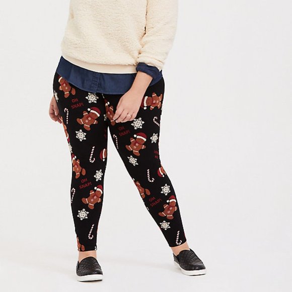 torrid Pants - Torrid Oh Snap Gingerbread Leggings NWT 2X